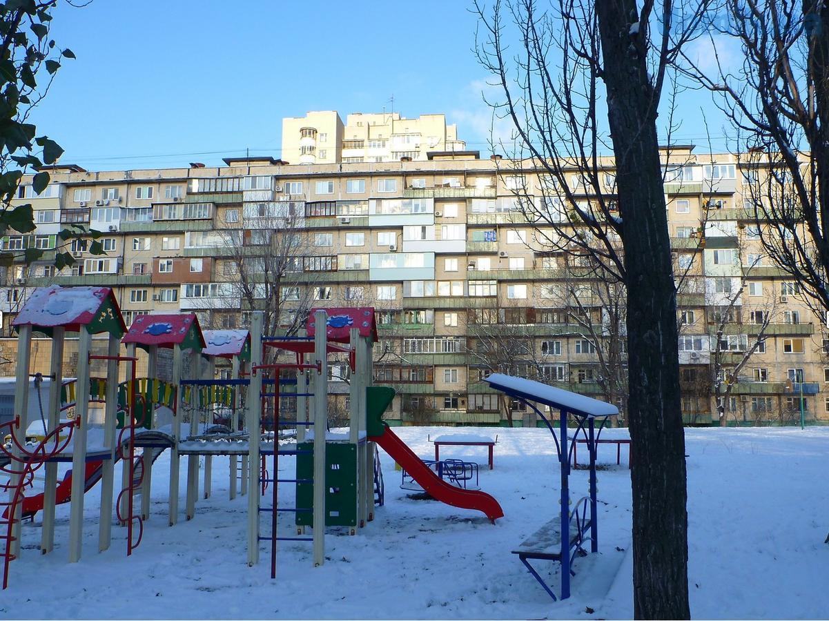 Homelike Flat Near The Iec On Levoberezhnaya Kiev Dış mekan fotoğraf